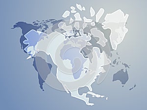 Map North America