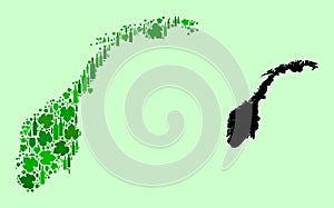 Map of Norway - Composition of Wine and Grapes