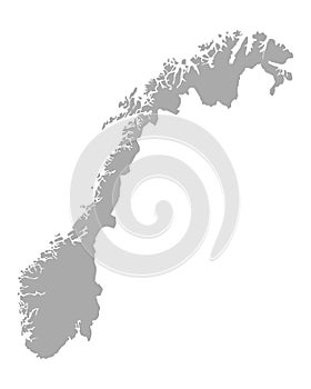 Map of Norway