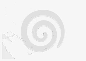 Map of Oceania with highlighted Kiribati map