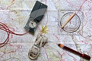 Map and orientation equipments