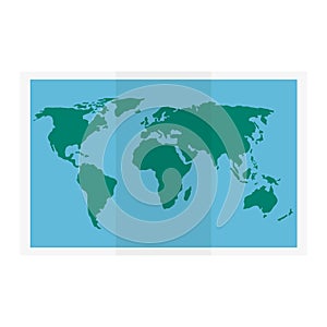 map paper guide icon