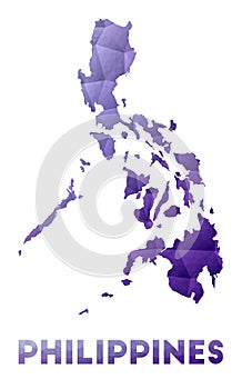 Map of Philippines.