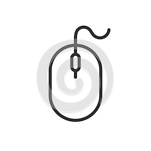 Mouse icon on white background