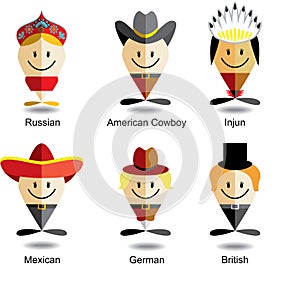 Map pin icon. People