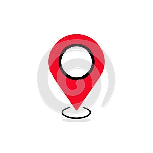 Map pin location icons, Modern map markers, Vector illustration