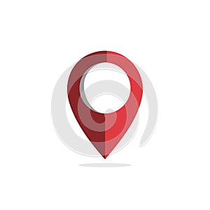 Map pin location icons, Modern map markers, Vector illustration