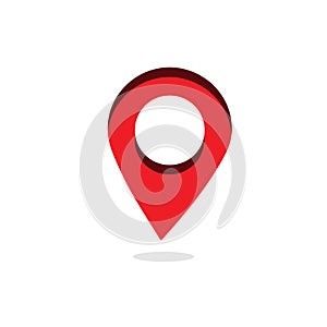 Map pin location icons, Modern map markers, Vector illustration