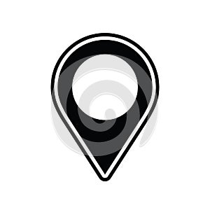 Map pin, location pointer vector design