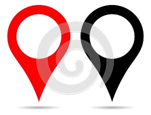 map pin pointer navigation icon