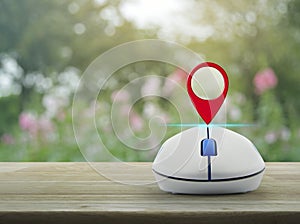 Map pointer navigation concept