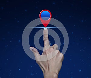 Map pointer navigation concept