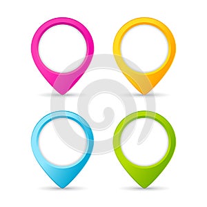 Map pointer pin button