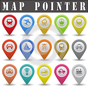 Map pointer