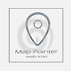 Map pointer vector icon eps 10