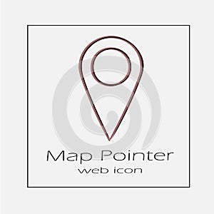 Map pointer vector icon eps 10