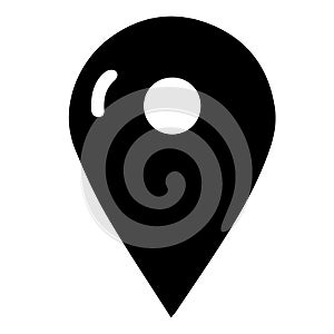 Map pointer vector icon eps 10. Mark symbol. Marker sign