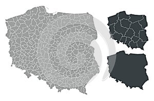 Map of Poland