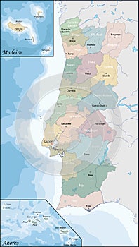 Map of Portugal