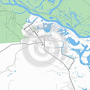 Map of Pripyat.