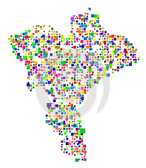 Map of the Province Catanzaro (IT).