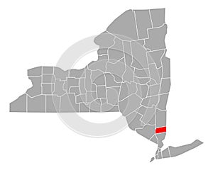 Map of Putnam in New York