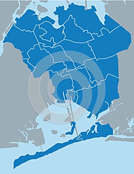 Map of Queens