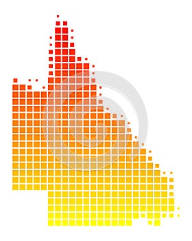 Map of Queensland photo