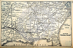 Map/Railroad Routes 1960's