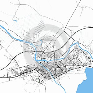 Map of Ramadi. photo