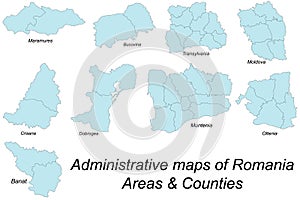 Map of Romania