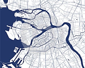 Map Saint Petersburg, Russia