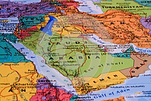 Map of Saudi Arabia photo