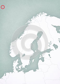 Map of Scandinavia - Jan Mayen