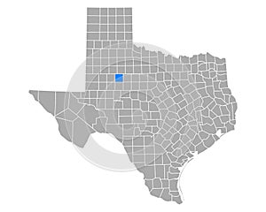 Map of Scurry in Texas