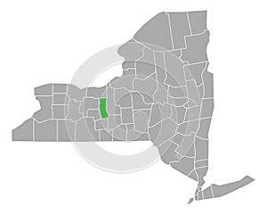 Map of Seneca in New York
