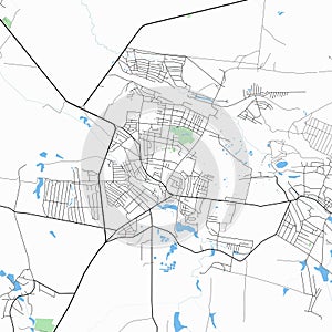 The map of Shepetovka.