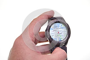 Map on Smart watch