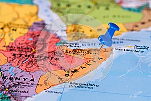 Map of Somalia