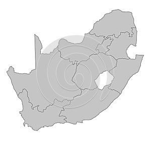 Map of South Africa