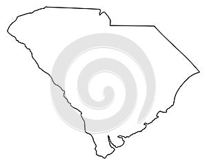 Map of South Carolina