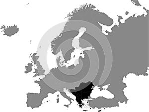 Map of Southeastern Europe