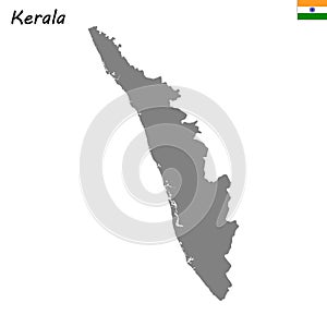 map of state of India