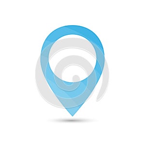 Map symbol, map pointer, vector icon