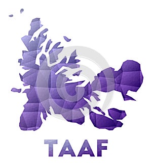 Map of TAAF.