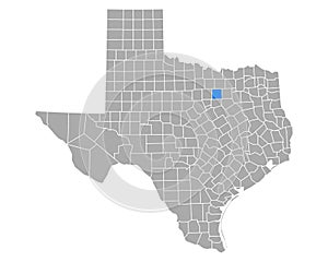 Map of Tarrant in Texas