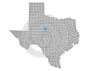 Map of Taylor in Texas