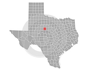 Map of Taylor in Texas