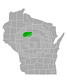 Map of Taylor in Wisconsin