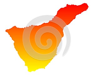 Map of Tenerife